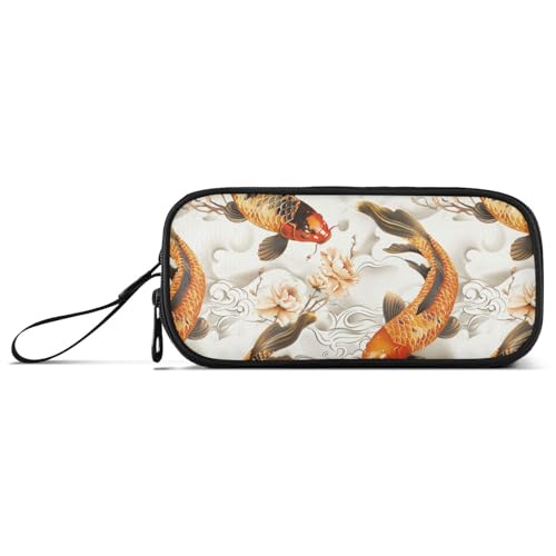 Chinesisches Federmäppchen aus Nylon, hohe Kapazität, Federmäppchen für Mädchen, Schule, Schreibwaren für elementare Erwachsene von Amooorous