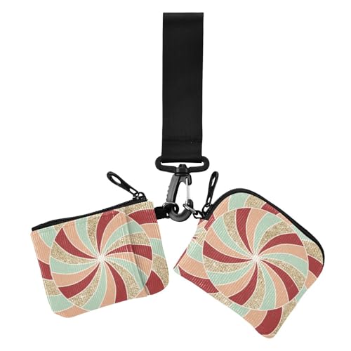 Christmas Stripes Damen Kartenetuis Kleingeldhalter Große Kapazität Visitenkartenetui Geld Organizer mit Schlüsselanhänger für Frauen 2 Packungen, Weihnachtsstreifen, 1 size, Casual Christmas Stripes Damen Kartenetuis Kleingeldhalter Große Kapazität Visitenkartenetui Geld Organizer mit Schlüsselanhänger für Frauen 2 Packungen, Weihnachtsstreifen, 1 size, Casual von Amooorous