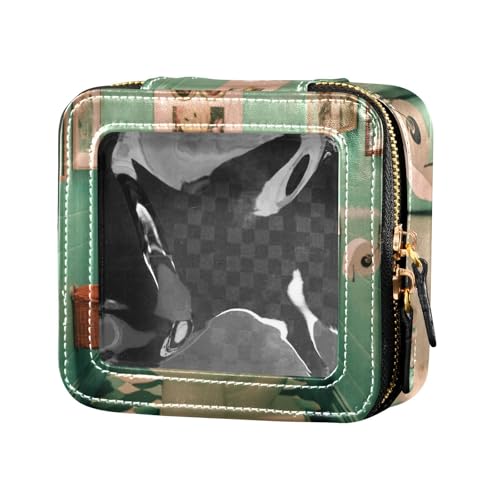 Cute Lemur Retro-Toilettenraucher-Mini-Make-up-Tasche, transparent, Nagellack-Organizer-Tasche, Reise-Kosmetiktasche zum Fliegen von Amooorous