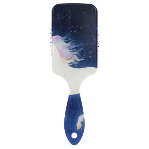Einhörner, Aquarell-freundliche Pinsel für schwarze Frauen, zum Föhnen, Kopfhautmassage für lockiges Haar mit ergonomischem Griff, Cepillo para cabello de mujer Einhörner, Aquarell-freundliche Pinsel für schwarze Frauen, zum Föhnen, Kopfhautmassage für lockiges Haar mit ergonomischem Griff, Cepillo para cabello de mujer von Amooorous