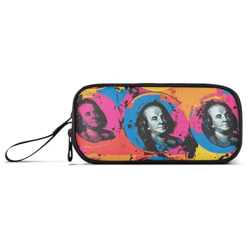 European Men of Color Nylon Aufbewahrung Stifteetui Federmäppchen Große Kapazität Federmäppchen für Schule Schreibwaren Tasche für Studenten von Amooorous