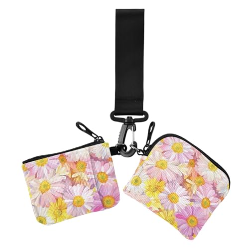 Farbiges Ölgemälde-Gefühl Gänseblümchen Doppelarmband für Damen, minimalistische Kreditkartenetui mit Reißverschlussfach für Arbeit und Reisen, 2 Stück, Farbiges Ölgemälde mit Gänseblümchen, 1 size Farbiges Ölgemälde-Gefühl Gänseblümchen Doppelarmband für Damen, minimalistische Kreditkartenetui mit Reißverschlussfach für Arbeit und Reisen, 2 Stück, Farbiges Ölgemälde mit Gänseblümchen, 1 size von Amooorous