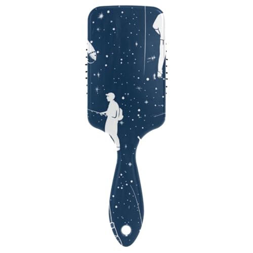 Fathers Day Blue Fish Werkzeug, glatte Bürsten für schwarze Frauen, Föhnen, Kopfhautmassage zum Föhnen, mit ergonomischem Griff, Cepillos para cabello Fathers Day Blue Fish Werkzeug, glatte Bürsten für schwarze Frauen, Föhnen, Kopfhautmassage zum Föhnen, mit ergonomischem Griff, Cepillos para cabello von Amooorous