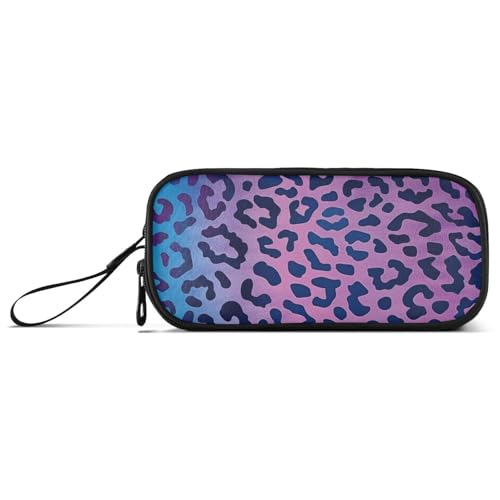 Federmäppchen mit Leopardenmuster, Nylon, große Kapazität, Federmäppchen für Teenager, Mädchen, Schreibwaren-Organizer für adrette Schule, Krankenschwester von Amooorous