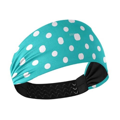 Feuchtigkeitsableitende Haarbänder für Damen, dehnbar, breite Haarbänder für Damen, Fußball, Volleyball, Basketball, Bandas, Elásticas para el cabello von Amooorous