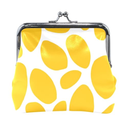 Gelbe Punkte auf weißem Hintergrund, für Damen und Herren, Leder, einzigartiger Schmuck für Männer, Frauen, Reisen von Amooorous