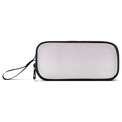 Grau-Pfirsich-Farbverlauf, Nylon, großes Fassungsvermögen, Federmäppchen, Schreibwaren-Tasche für Schule, Herren von Amooorous