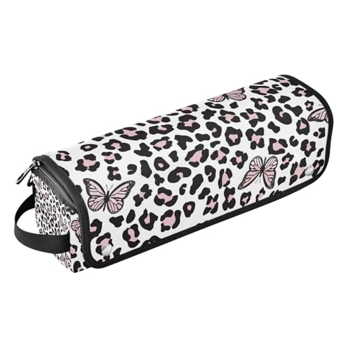 Hot Hair Tools Reisetasche und hitzebeständige Matte, wasserdicht, flacher Lockenstab, Reise-Organizer für Glätteisen, Lockenstäbe, Pfirsich-Hütten-Design, tragbarer Organizer, von Amooorous