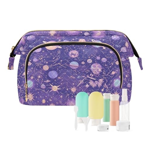 Kosmetiktasche, Motiv: Mysterious Universe Planet, wasserdicht, Reise-Kosmetiktasche, Damen-Kosmetiktasche, Münzgeldbörse für Reisen, Organizer von Amooorous