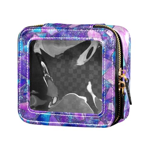 Kosmetiktasche mit Marmorsteinen, mit Reißverschluss, Nagellack-Organizer, Kosmetik-Organizer für Reisen von Amooorous
