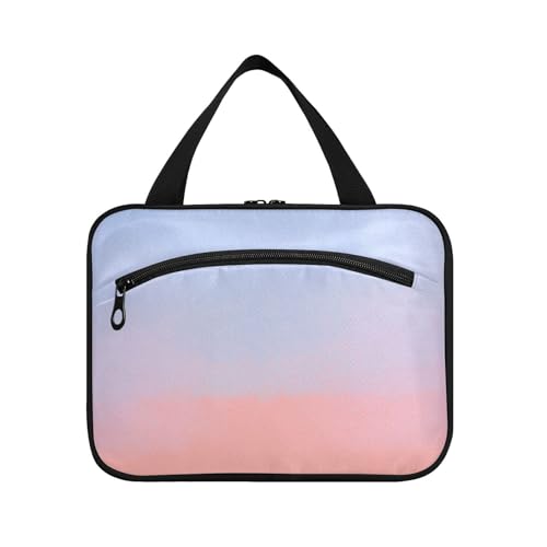 Kulturbeutel zum Aufhängen, mit Haken, zusammenklappbare Designer-Tasche für Herren, für Reisen, Muss, Fitnessstudio, Bolsa de maquillaje para Mujer, Größe L, Puderblau von Amooorous