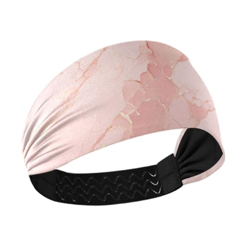 Luxuriöse Marmor-Textur, kühlende Stirnbänder für Damen, elastische Haarbänder für Damenhaar, Volleyball, Fitnessstudio, Workouts von Amooorous