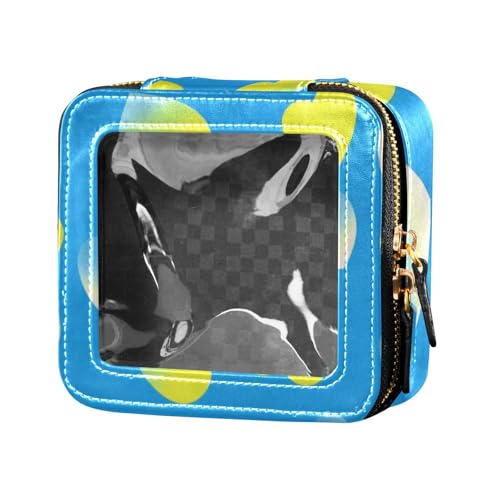 Make-up-Tasche für Geldbörse, Reisetaschen für Toilettenartikel, Reise-Kosmetiktasche für Reisen, Blaugrün von Amooorous