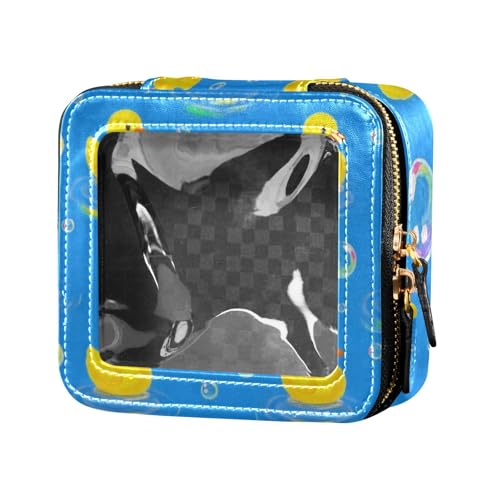 Make-up-Tasche mit niedlicher gelber Ente, wasserdicht, transparent, Reisetaschen für Toilettenartikel, Make-up-Organizer für Reisen von Amooorous