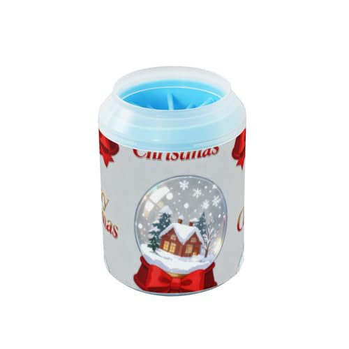 Merry Christmas Crystal Ball Wiederverwendbarer Haustierpfotenreiniger Becher mit weicher Silikonbürste Haustierpflegezubehör für Katzen Hunde cintur de seguridad para perros Merry Christmas Crystal Ball Wiederverwendbarer Haustierpfotenreiniger Becher mit weicher Silikonbürste Haustierpflegezubehör für Katzen Hunde cintur de seguridad para perros von Amooorous