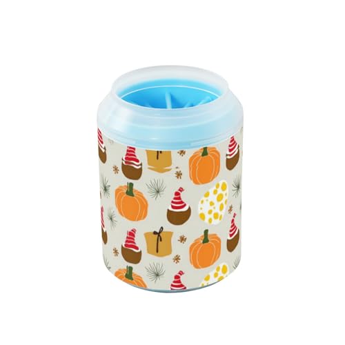 Merry Christmas Pumpkin Portable Paw Cleaner Soft Silicone Bristles Feet Grooming Supplies for Small Medium Dogs and Cats limpiador de patas para perros Merry Christmas Pumpkin Portable Paw Cleaner Soft Silicone Bristles Feet Grooming Supplies for Small Medium Dogs and Cats limpiador de patas para perros von Amooorous