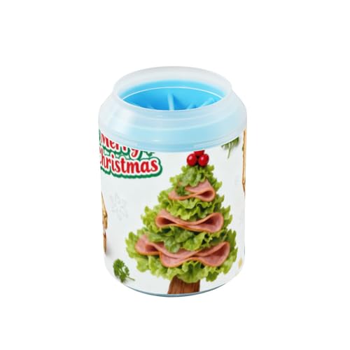 Merry Christmas Sandwich tragbarer Haustier-Fußreiniger mit weicher Silikonbürste, Fußreinigungsset, geeignet für kleine, mittelgroße und große Hunderassen, Limpia Patas para perros Merry Christmas Sandwich tragbarer Haustier-Fußreiniger mit weicher Silikonbürste, Fußreinigungsset, geeignet für kleine, mittelgroße und große Hunderassen, Limpia Patas para perros von Amooorous