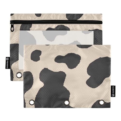 Mtmznzq2mje0yxaxtvzkbmc2a21w großes Federmäppchen mit Reißverschluss und verstärkten Ösen, 3 Ringe für Klassenzimmer, Schule, Bürobedarf von Amooorous