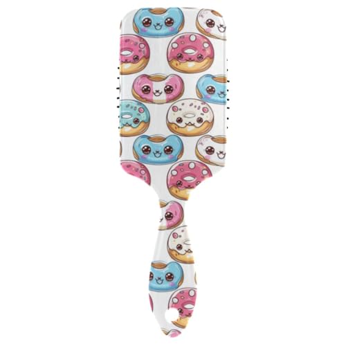 Niedliche, bunte Donuts, antistatische Bürste für Männer, Kopfmassagegerät für feines Haar mit ergonomischem Griff, Cepillo para definir rizos Niedliche, bunte Donuts, antistatische Bürste für Männer, Kopfmassagegerät für feines Haar mit ergonomischem Griff, Cepillo para definir rizos von Amooorous