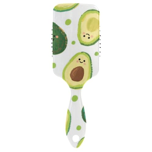 Niedliche und Cartoonische grüne Avocado-Bürste für Männer, Kopfhaut-Massagegerät für Haarwachstum mit ergonomischem Griff, Cepillo para cabello rizado Niedliche und Cartoonische grüne Avocado-Bürste für Männer, Kopfhaut-Massagegerät für Haarwachstum mit ergonomischem Griff, Cepillo para cabello rizado von Amooorous