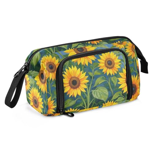 Ölgemälde Feeling Gelbe Sonnenblume Federmäppchen Große Kapazität Adrettes Federmäppchen mit Reißverschluss Etui mit Stifthalter für Erwachsene Kosmetik Ölgemälde Feeling Gelbe Sonnenblume Federmäppchen Große Kapazität Adrettes Federmäppchen mit Reißverschluss Etui mit Stifthalter für Erwachsene Kosmetik von Amooorous