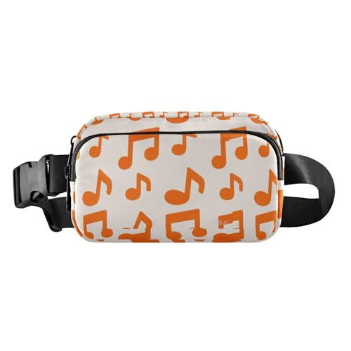 Orange Notrendy Hüfttasche für Herren und Damen, Mehrzweck-Gürteltasche mit verstellbarem Gurt für Reisen, Laufen, Wandern von Amooorous