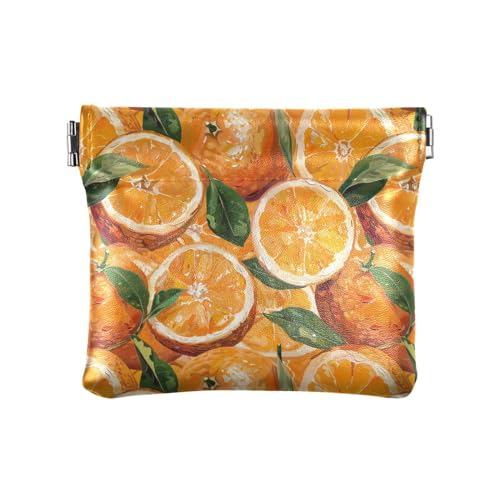 Orange nahtlose FigurePU Leder Kleingeldbörse praktische Mini-Make-up-Tasche für Damen und Mädchen, Orange, nahtlose Figur, 1 size Orange nahtlose FigurePU Leder Kleingeldbörse praktische Mini-Make-up-Tasche für Damen und Mädchen, Orange, nahtlose Figur, 1 size von Amooorous