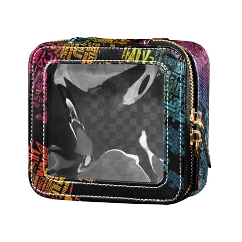 Paris Earth Countries Mini-Make-up-Tasche, Reisetasche, Kulturbeutel, Kosmetik-Organizer für Reisen von Amooorous