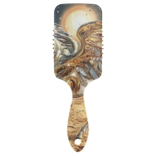 Pegasus antistatische Herren-Haarbürste mit ergonomischem Griff, für kurzes Haar, mit ergonomischem Griff, für nasse und trockene Haare von Amooorous