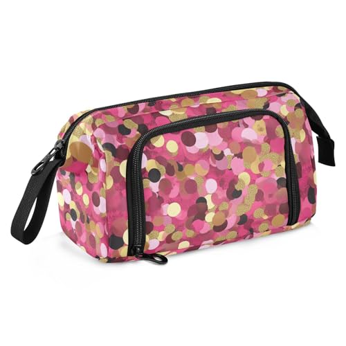 Pfirsichgold gefälschte Glitzer Federmäppchen Große Kapazität Schlitze Federmäppchen mit Schlitz Extra Großes Federmäppchen für Herren High School Supplies Pfirsichgold gefälschte Glitzer Federmäppchen Große Kapazität Schlitze Federmäppchen mit Schlitz Extra Großes Federmäppchen für Herren High School Supplies von Amooorous