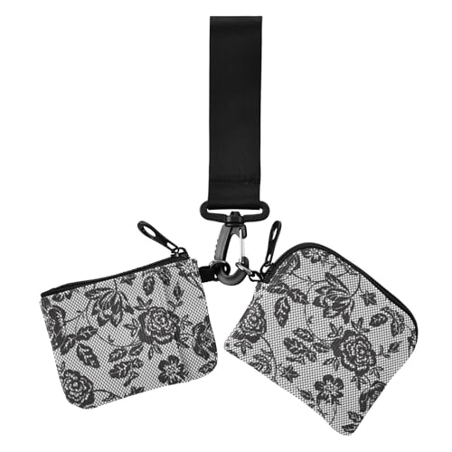 Pure Sexy schwarze hohle Rose Spitze Damen Münzgeldbörsen Kartenetuis klein tragbar Reißverschluss Bargeld Geldbörse mit Reißverschluss Münzfach für Frauen 2 Packungen, Pure Sexy schwarze hohle Rose Pure Sexy schwarze hohle Rose Spitze Damen Münzgeldbörsen Kartenetuis klein tragbar Reißverschluss Bargeld Geldbörse mit Reißverschluss Münzfach für Frauen 2 Packungen, Pure Sexy schwarze hohle Rose von Amooorous