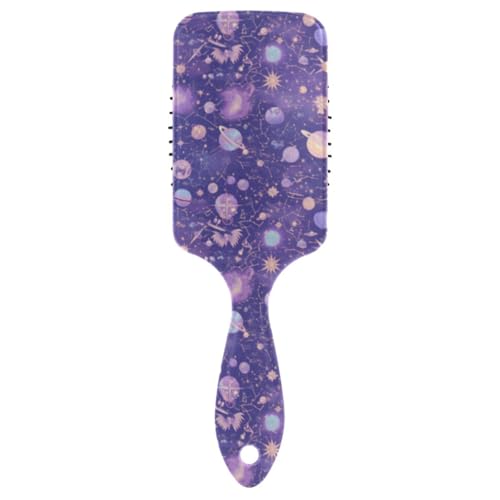 Purple Mysterious Universe Planet niedliche Herren-Haarbürste, Kopfhautmassage für glattes Haar, mit ergonomischem Griff, Cepillo Anti-Frizz para cabello Purple Mysterious Universe Planet niedliche Herren-Haarbürste, Kopfhautmassage für glattes Haar, mit ergonomischem Griff, Cepillo Anti-Frizz para cabello von Amooorous