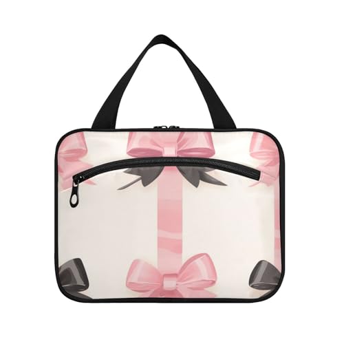 Rosen-Samtband, einfaches, minimalistisches Hänge-Set für Herren, mit Haken, erweiterbare Designer-Tasche für Make-up für Reisen, Rucksackreisen, Bolso para maquillaje L von Amooorous