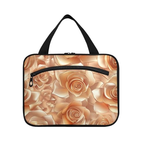 Roses Gold Romantische Rosen zum Valentinstag, hängende Reisetasche für Frauen mit Haken, Designer-Make-up-Tasche für Auto, Reisezubehör, Reisen, Bolsa de maquillaje para Mujer L Roses Gold Romantische Rosen zum Valentinstag, hängende Reisetasche für Frauen mit Haken, Designer-Make-up-Tasche für Auto, Reisezubehör, Reisen, Bolsa de maquillaje para Mujer L von Amooorous