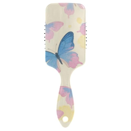 Sanfte Bürste für lockiges Haar, für kurzes Haar, mit ergonomischem Griff, Rosa und Blau, für Herren Sanfte Bürste für lockiges Haar, für kurzes Haar, mit ergonomischem Griff, Rosa und Blau, für Herren von Amooorous