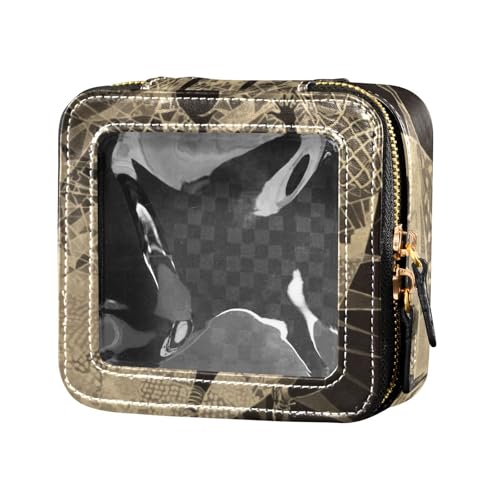 Schöne, schwarze Basketballspieler-Silhouette, Make-up-Tasche, Reisetasche, Kosmetik-Organizer, für Reisen von Amooorous