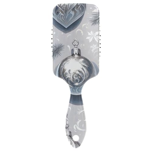 Silver Merry Christmas Bell Stechpalme glatte Kopfhautmassagegerät für alle Haartypen mit ergonomischem Griff, Cepillo Anti-Frizz para cabello Silver Merry Christmas Bell Stechpalme glatte Kopfhautmassagegerät für alle Haartypen mit ergonomischem Griff, Cepillo Anti-Frizz para cabello von Amooorous