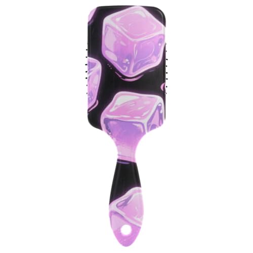 Summer Purple Ice Cube freundliche Haarbürste für Männer, Kopfhautmassage für Haarwachstum, mit ergonomischem Griff, cepillo para cabello de mujer von Amooorous