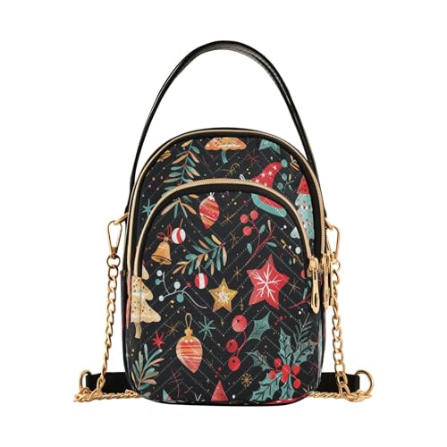 Trendige Weihnachts-Umhängetasche für Herren mit mehreren Taschen für Damen für die Arbeit von Amooorous