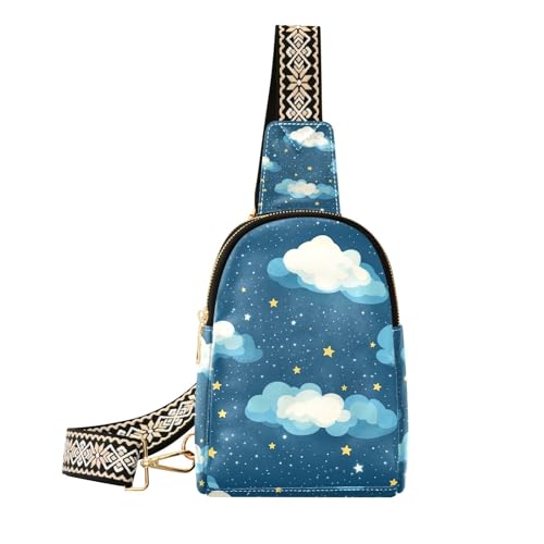 Trendy Sky and Stars Moderne Gürteltasche mit Diebstahlschutz für Damen, Anti-Diebstahl für Reisen, Sky and Stars Modern, 1 size von Amooorous