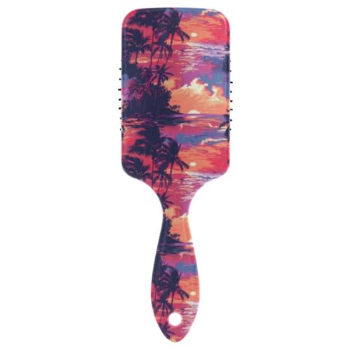 Tropische hawaiianische Strand-Haarbürste für Männer, Kopfmassagegerät, Kopfhaut für langes Haar, mit ergonomischem Griff, Cepillo Anti-Frizz para cabello Tropische hawaiianische Strand-Haarbürste für Männer, Kopfmassagegerät, Kopfhaut für langes Haar, mit ergonomischem Griff, Cepillo Anti-Frizz para cabello von Amooorous