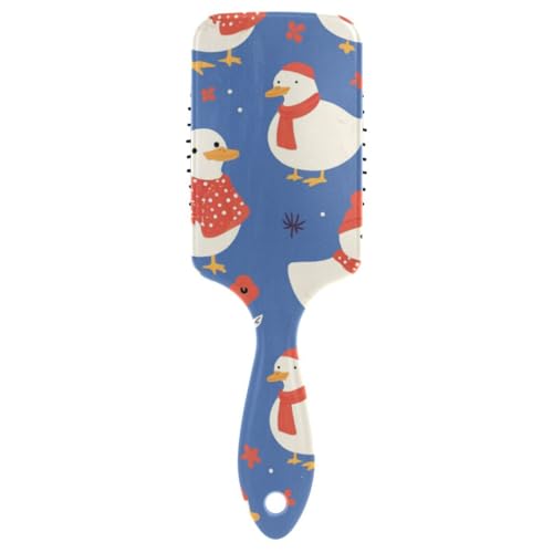 Weiche Haarbürste für Herren, Cartoon-Design, für Haarausfall, mit ergonomischem Griff, Marineblau von Amooorous