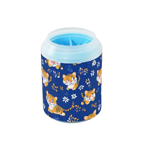 Wiederverwendbarer Hunde-Fußreiniger-Becher mit weicher Silikonbürste, Reinigungsset für kleine, mittelgroße und große Rassen, Hunde/Katzen, Limpia Patas Para Perros von Amooorous