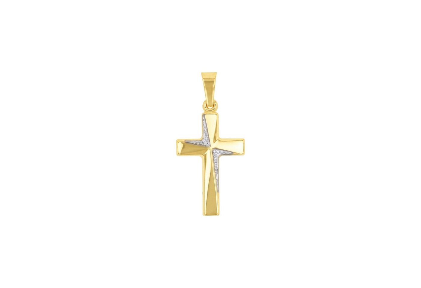 Amor Anhänger Set für Damen und Herren, Unisex, Gold 375, Kreuz (1-tlg) von Amor