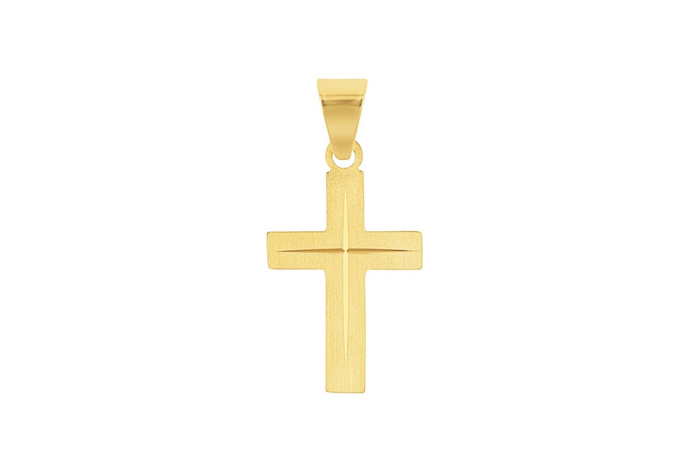 Amor Anhänger Set für Damen und Herren, Unisex, Gold 375, Kreuz (1-tlg) von Amor