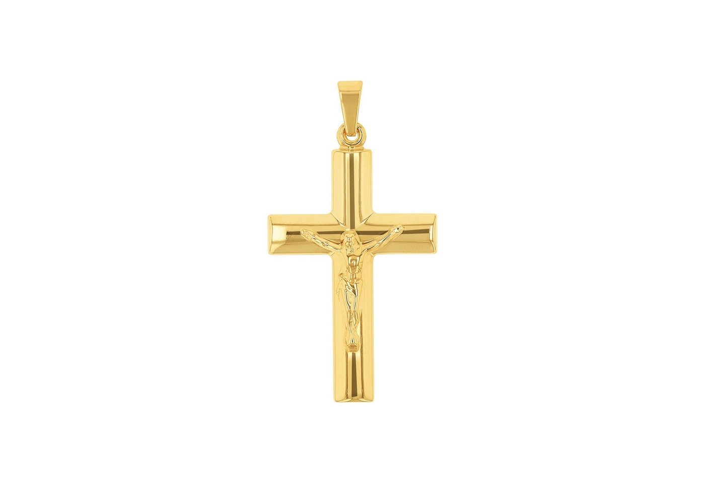 Amor Anhänger Set für Damen und Herren, Unisex, Gold 375, Kreuz mit Corpus (1-tlg) von Amor