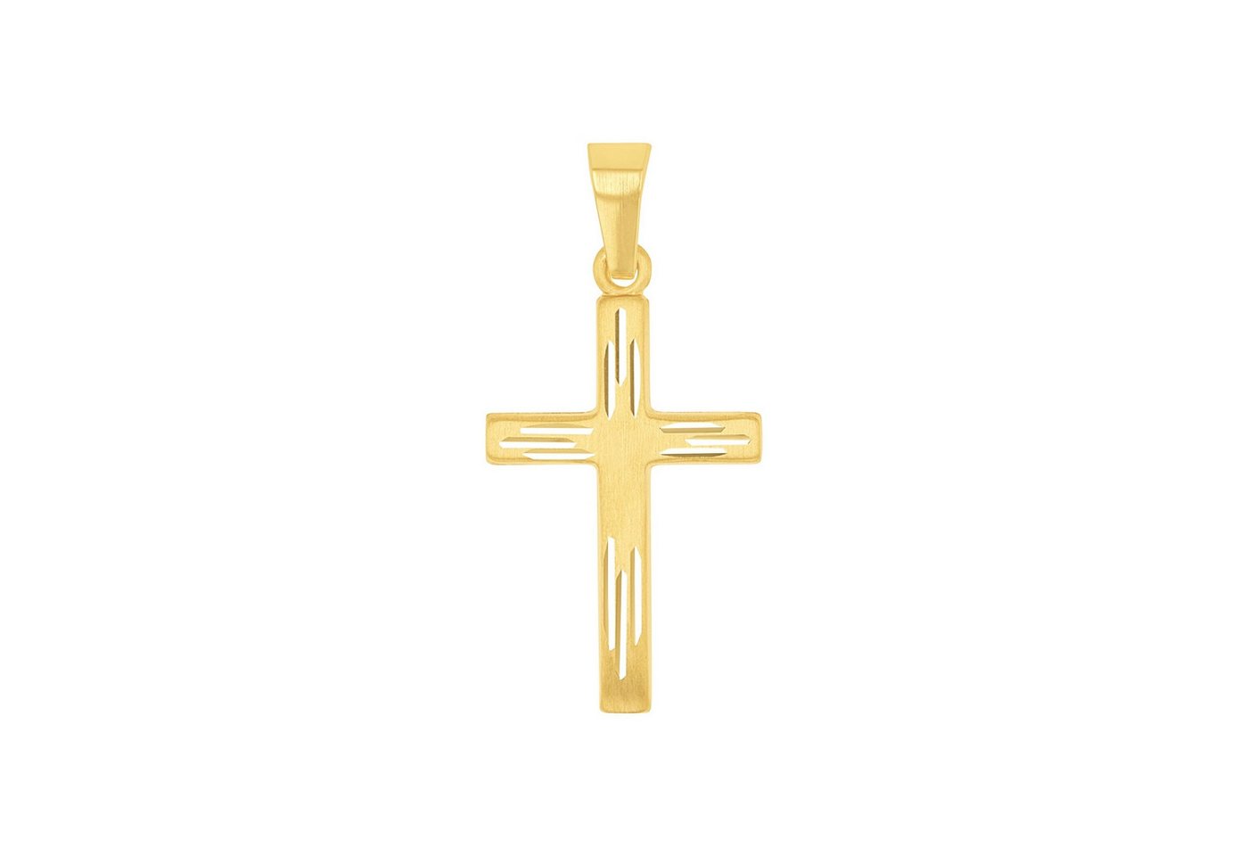 Amor Anhänger Set für Damen und Herren, Unisex, Gold 585, Kreuz (1-tlg) von Amor