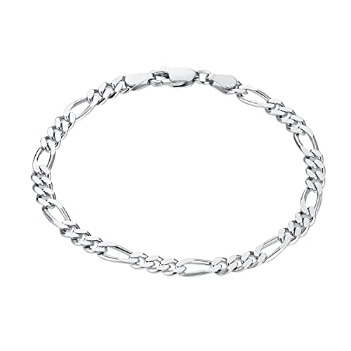 Amor Armband 925 Sterling Silber Herren Armschmuck, 19 cm, Silber, Kommt in Schmuck Geschenk Box, 2017878 von Amor