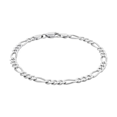 Amor Armband 925 Sterling Silber Herren Armschmuck, 19 cm, Silber, Kommt in Schmuck Geschenk Box, 2017879 von Amor