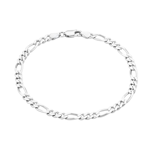 Amor Armband 925 Sterling Silber Herren Armschmuck, 21 cm, Silber, Kommt in Schmuck Geschenk Box, 2017882 von Amor